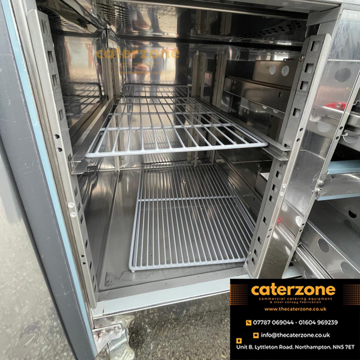 Polar U-Series Counter Fridge 4 Drawers & 1 Door-REFURBISHED