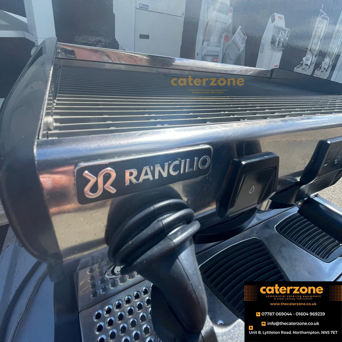 Rancilio Classe 7 Italian Espresso Coffee Machine Tall USB 2 Gr -Refurbished