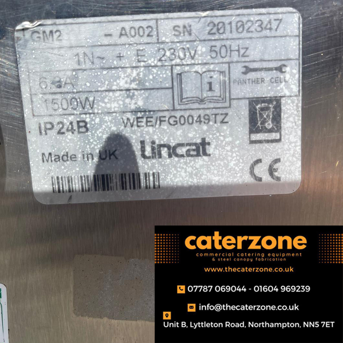 Lincat Mobile Hot Cupboard, Model- GM2 -REFURBISHED