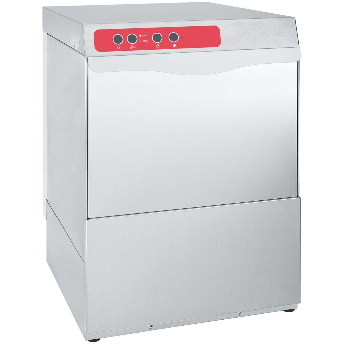 Commercial Glasswasher 60 Racks/Hour 400mm Basket 480×540×696mm | Aaw104