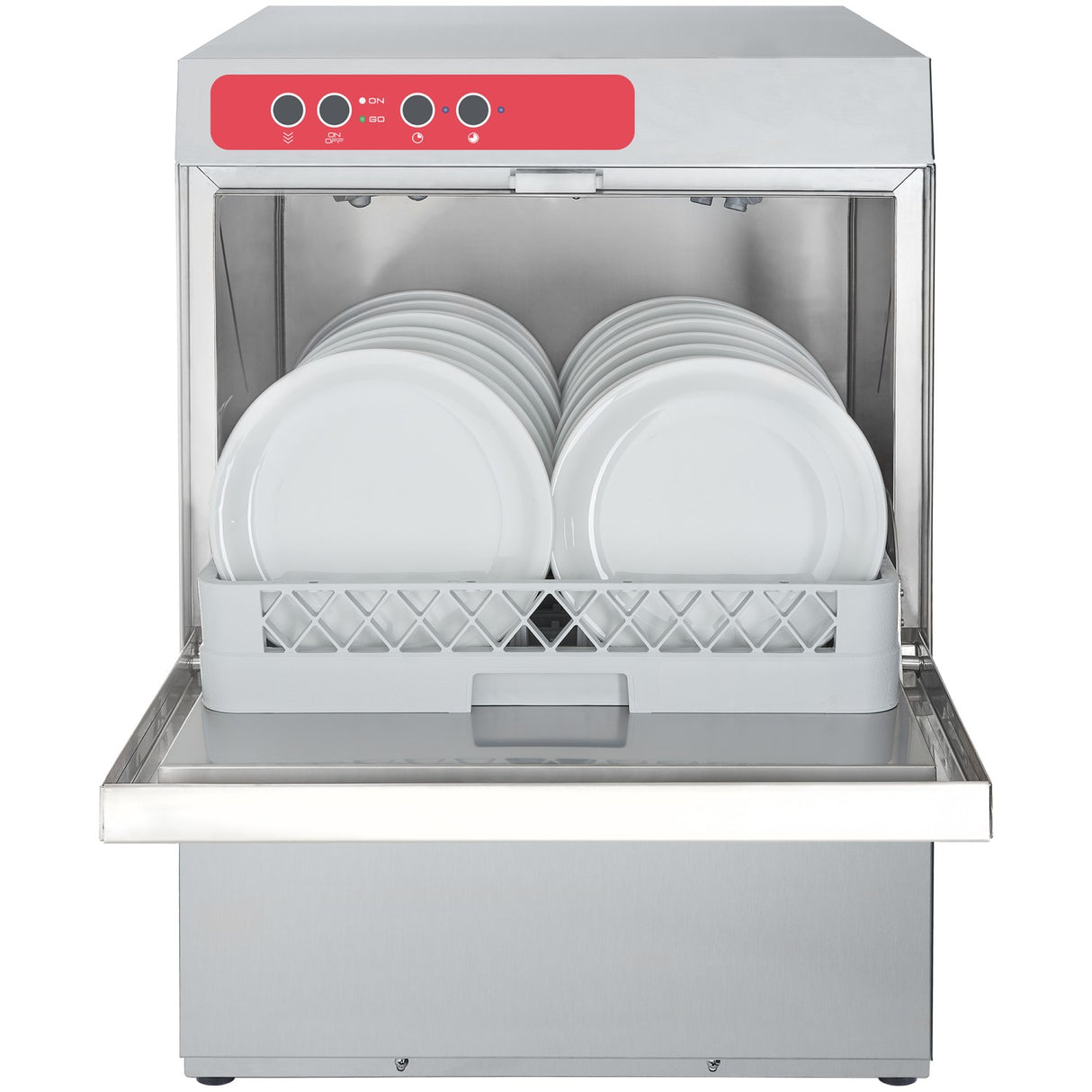 Commercial Dishwasher 60 Racks/Hour 500mm Basket 575×623×800mm | Aaw108