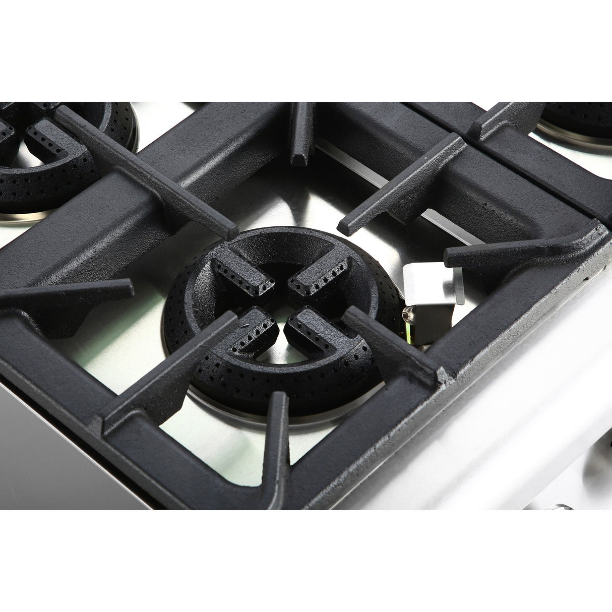 Professional Gas Range 4 Burners 30k W With Cabinet 700mm Depth | Adx705 B