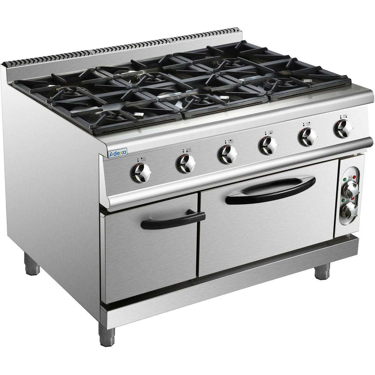 Professional Gas Range 6 Burners 36k W Electric Oven 5.8k W 900mm Depth | Adx996 Za