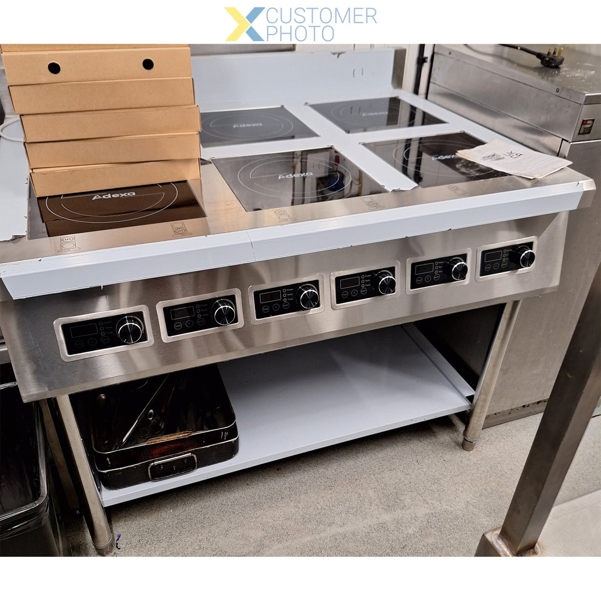 Professional Free Standing Induction Hob 6x3.5k W | Amtcd601