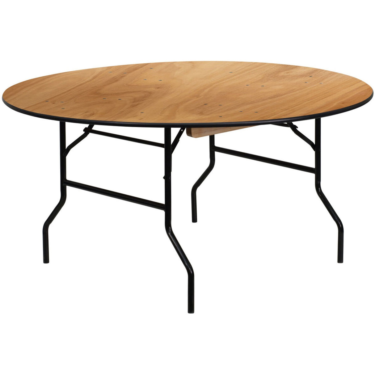 Round Folding Banquet Catering Table 6ft Plywood 1830x760 | Ax214
