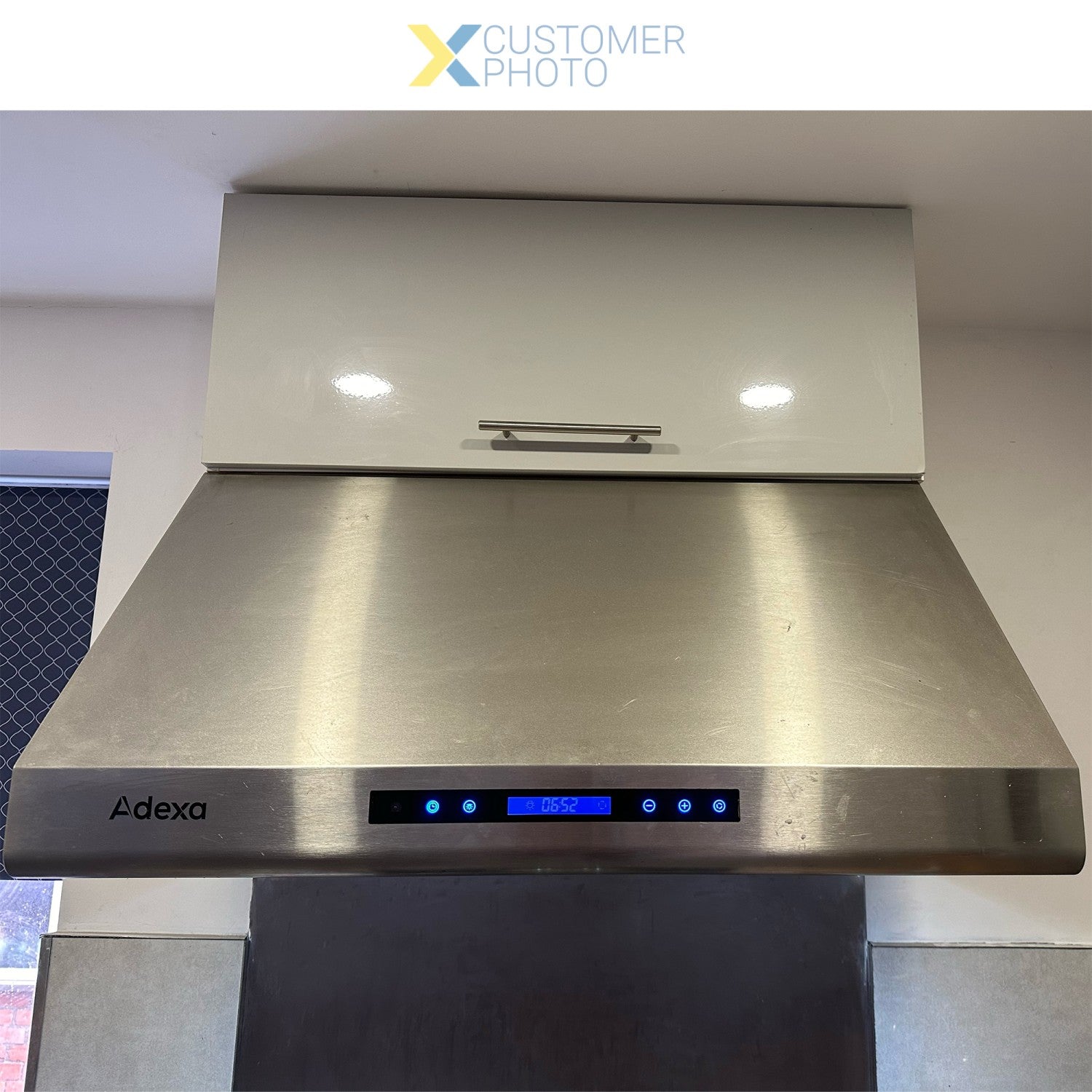 Commercial Extraction Canopy With Filter, Range Hood, Fan, Lights &Amp; Speed Control 900mm |  Ap238 Ps8336