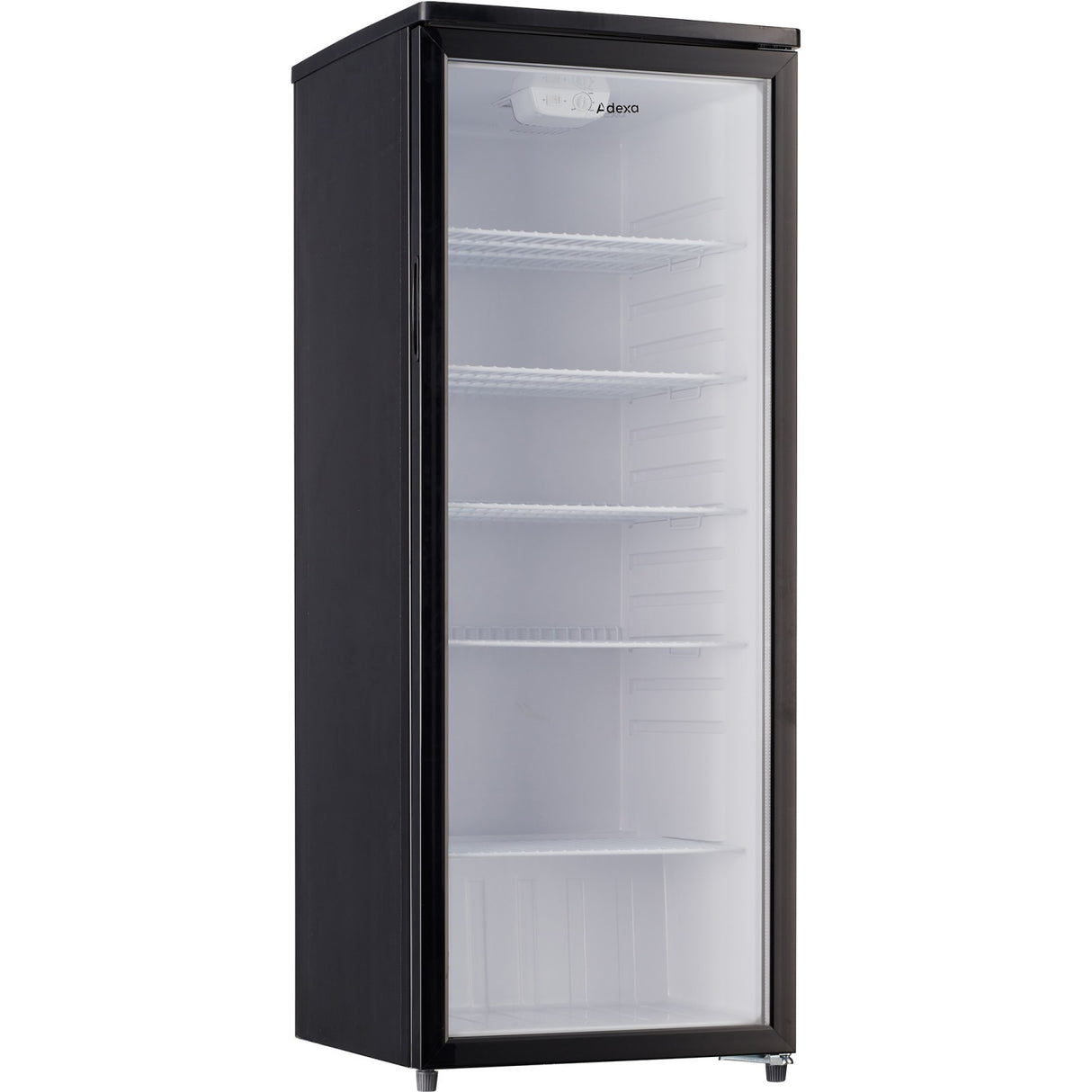 Commercial Display Refrigerator With Glass Door 248 Litres Black | Ax268 Bvc