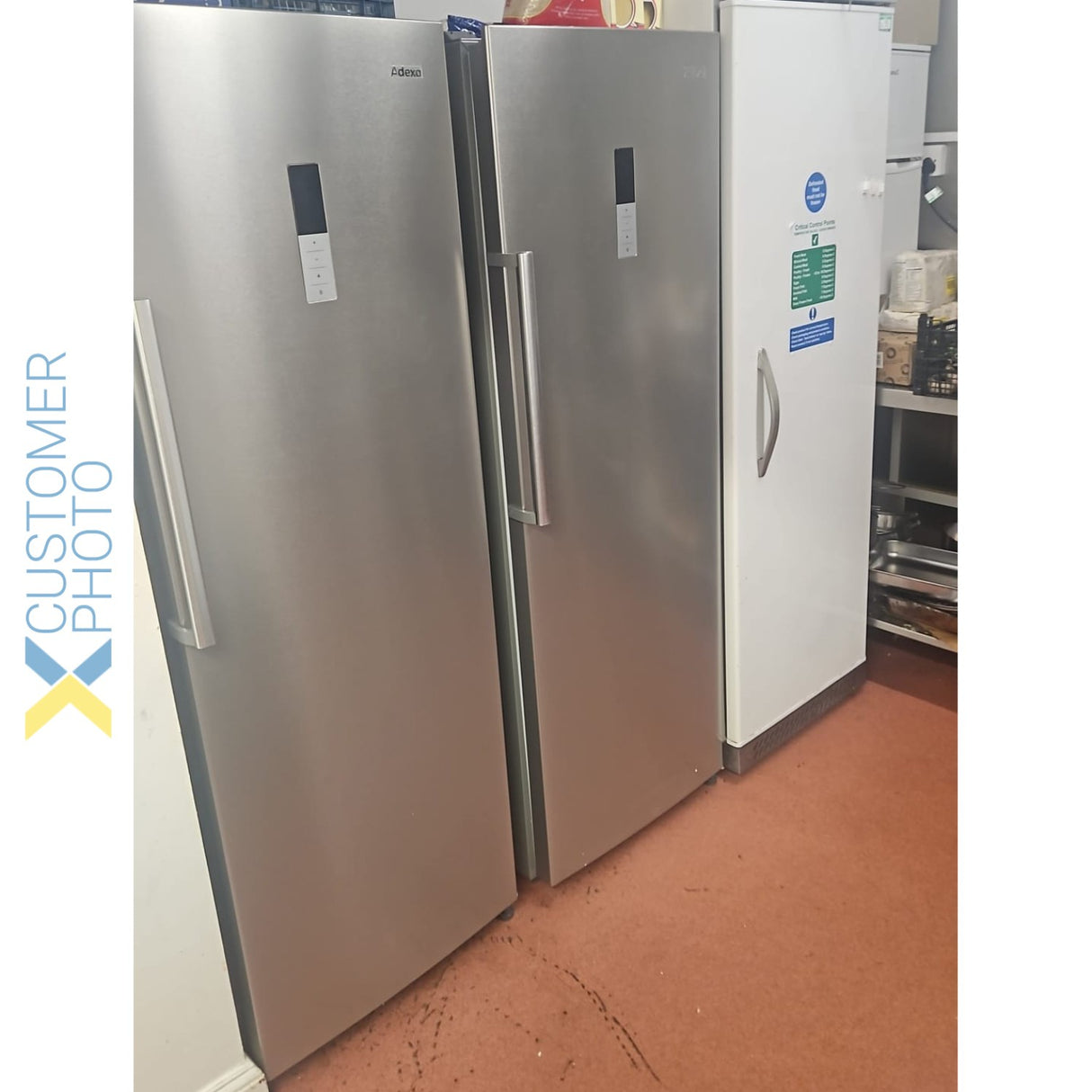 Commercial Refrigerator Upright Cabinet 335 Litres Stainless Steel Single Door | Ax350 Nxd