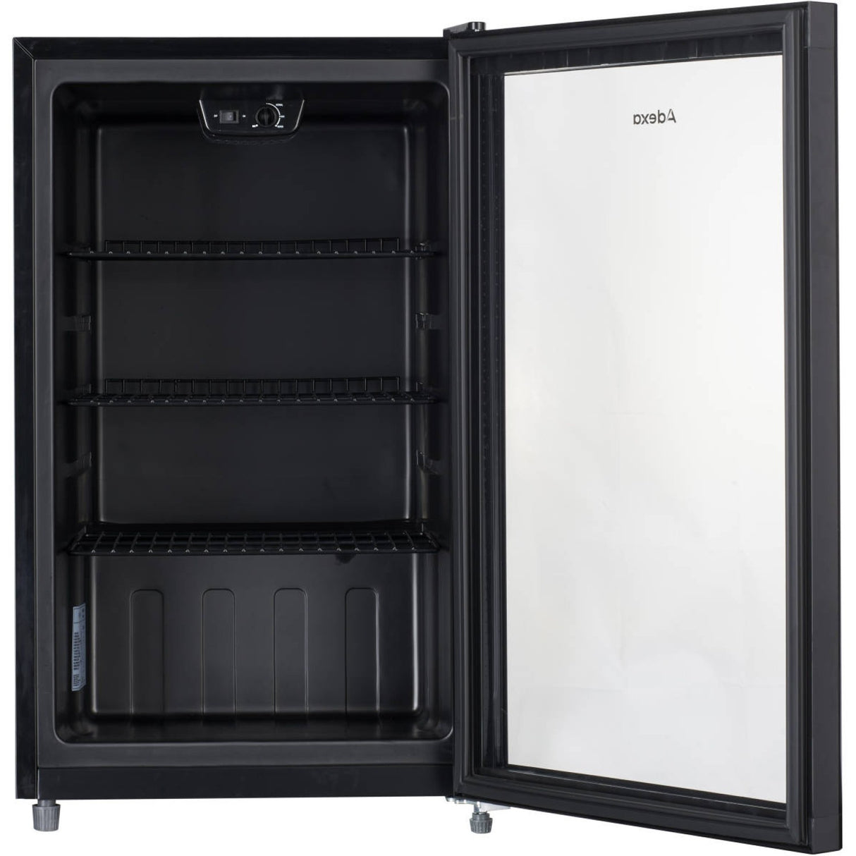 108lt Beer Bottle Cooler Glass Door Black | Ax108 Bvc