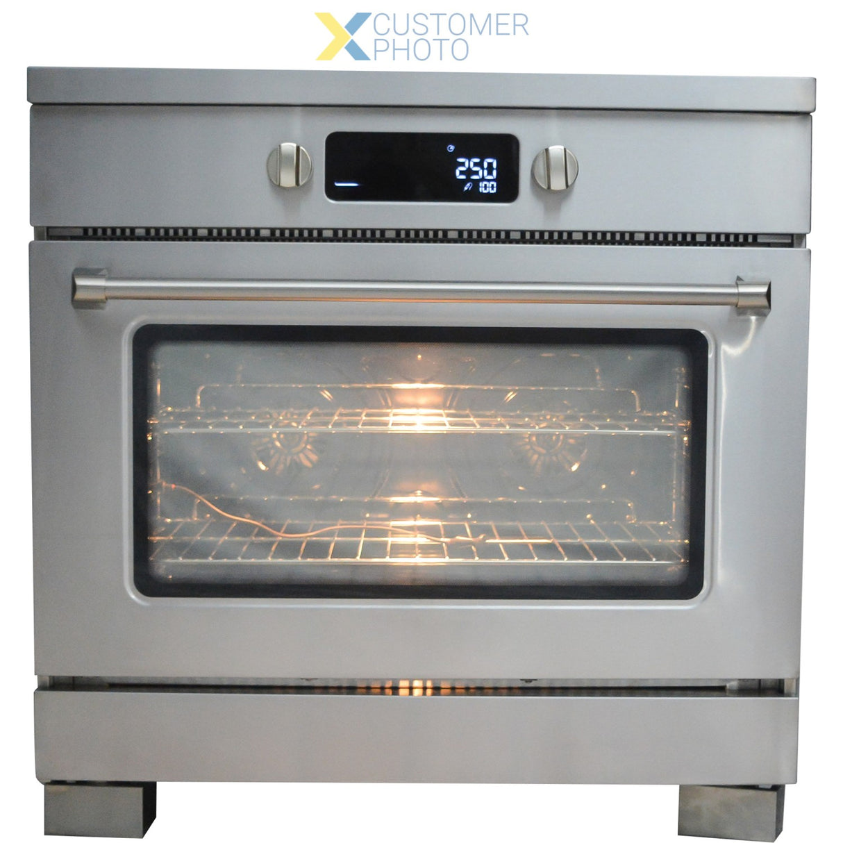 Professional Induction Range With 5 Zone And Multifunction Convection Oven |  Altay900