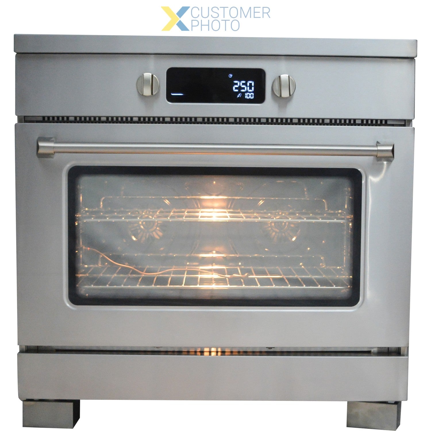 Professional Induction Range With 5 Zone And Multifunction Convection Oven |  Altay900