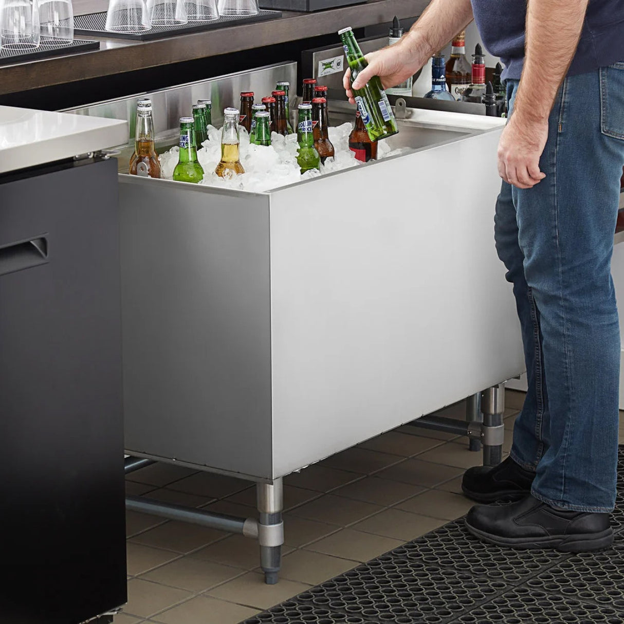 Heavy Duty Stainless Steel Bin 1220x610x760mm | Bb244818