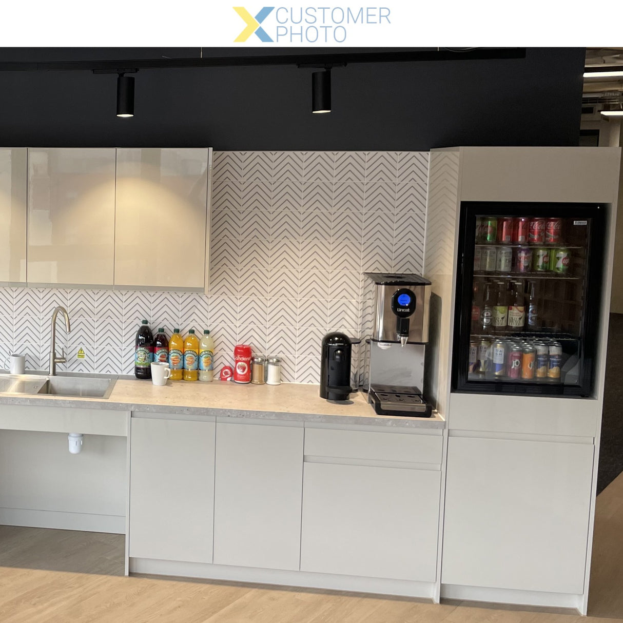 Back Bar Cooler 1 Hinged Door 128 Litres Black | Bc01 Pp