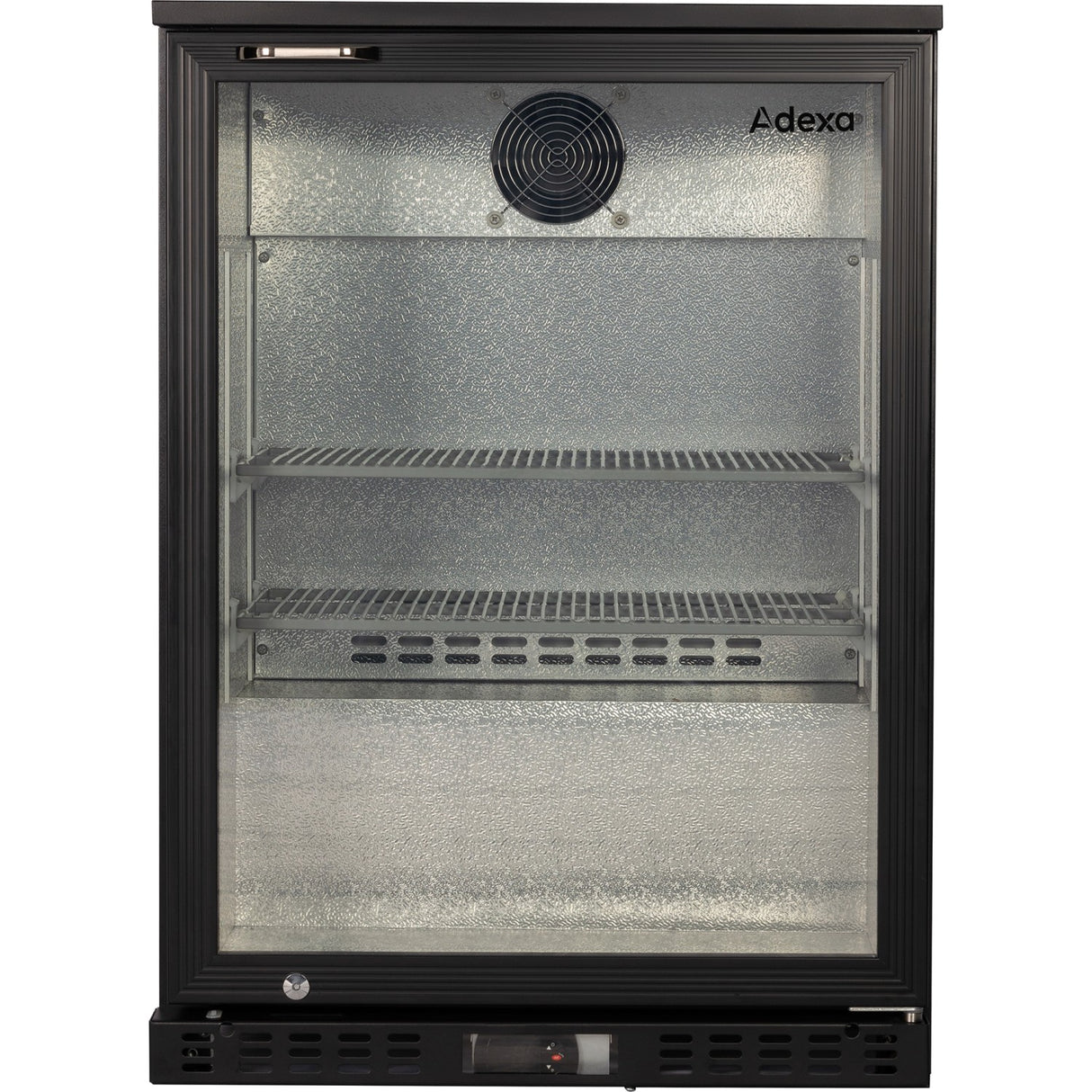 Back Bar Cooler 1 Hinged Door 140 Litres Black | Bc135 A