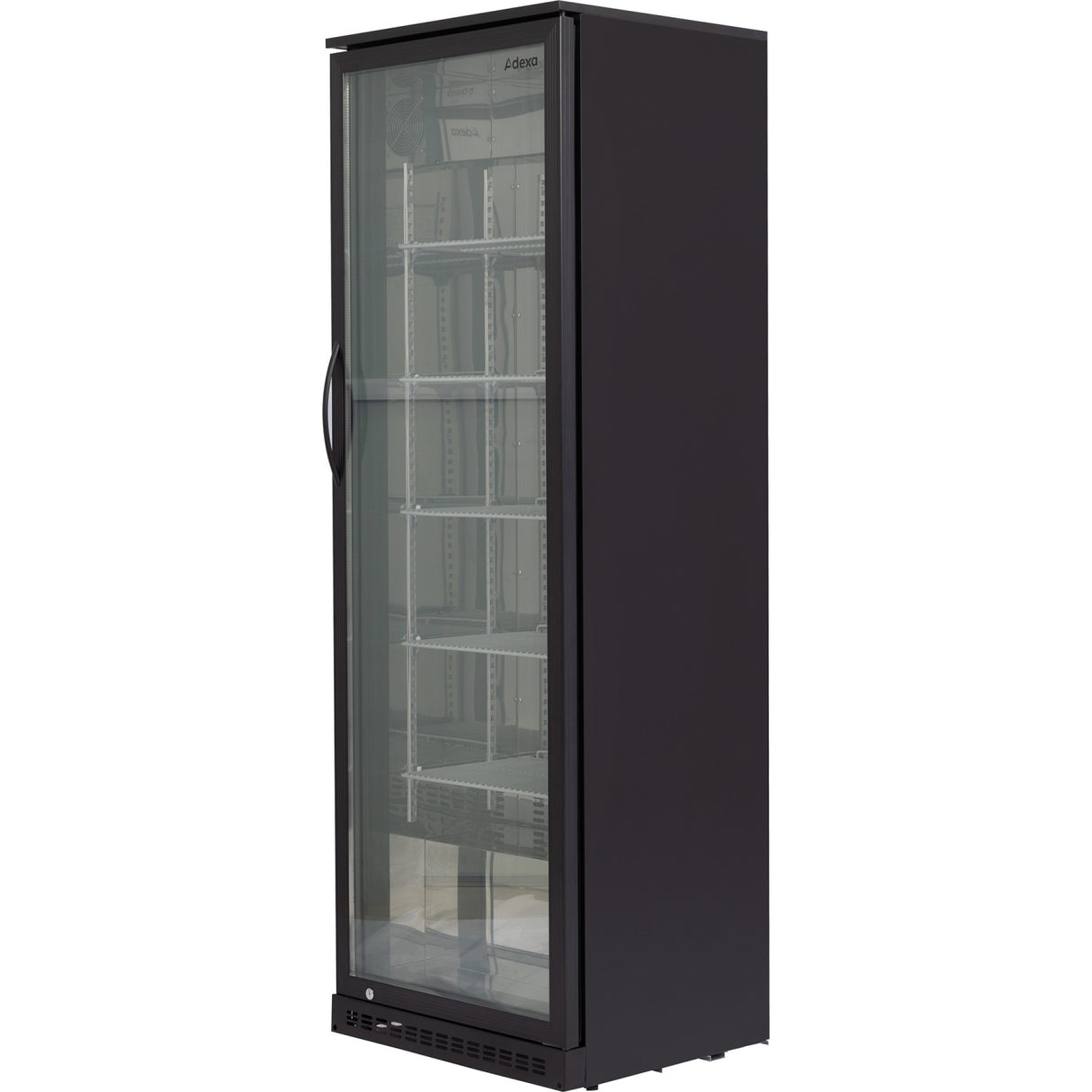 Back Bar Cooler 1 Hinged Door 300 Litres Black | Bc300 G