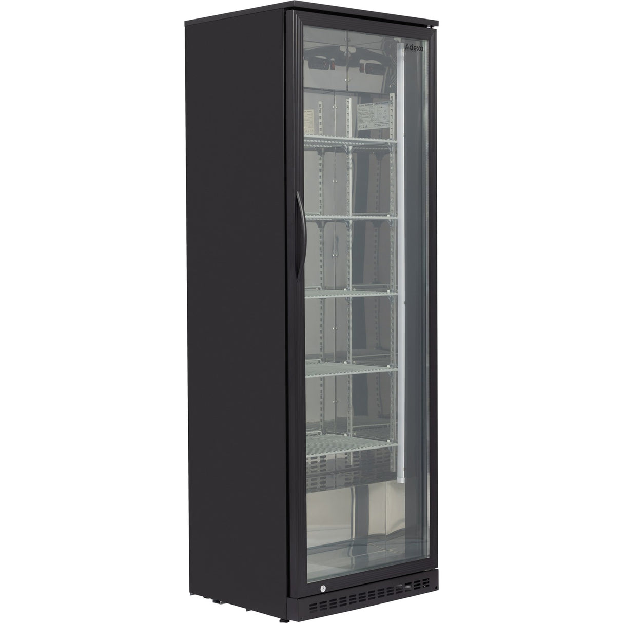 Back Bar Cooler 1 Hinged Door 300 Litres Black | Bc300 G