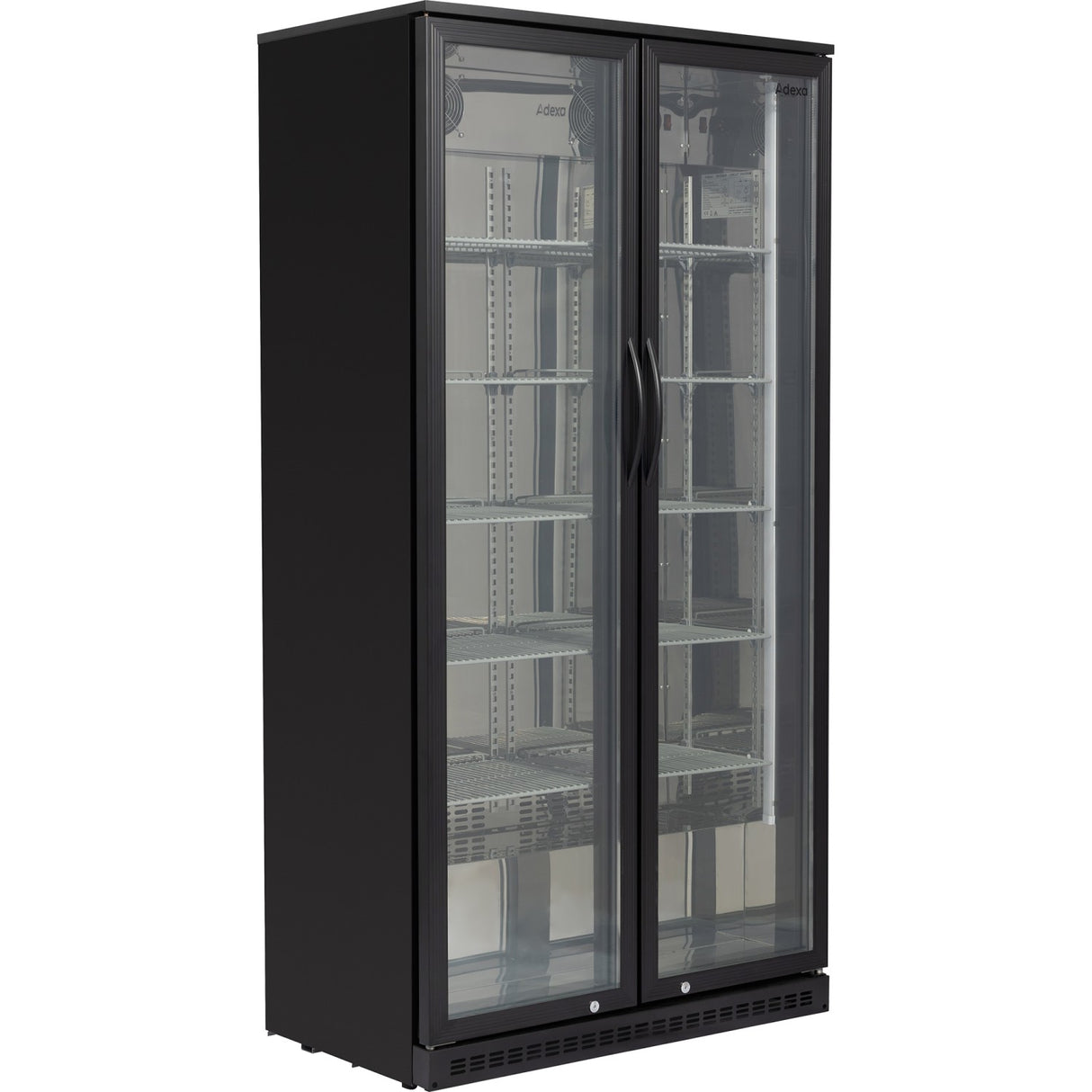 Back Bar Cooler Double Hinged Door 500 Litres Black | Bc500 G