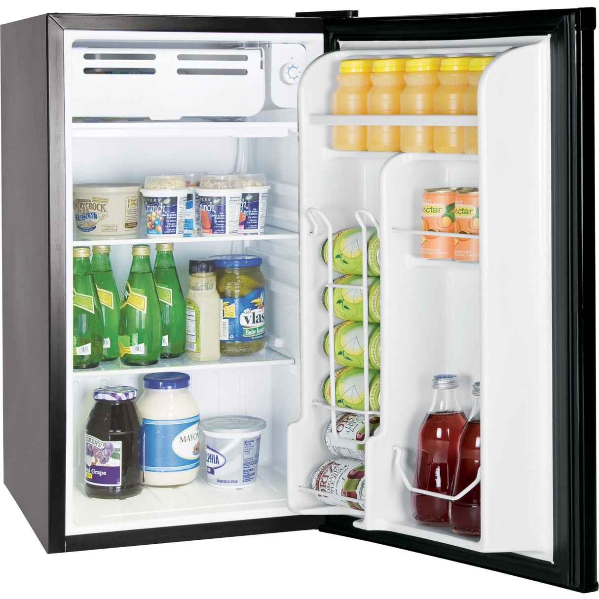 Undercounter Refrigerator 91 Litre Reversible Door Black | Bc90