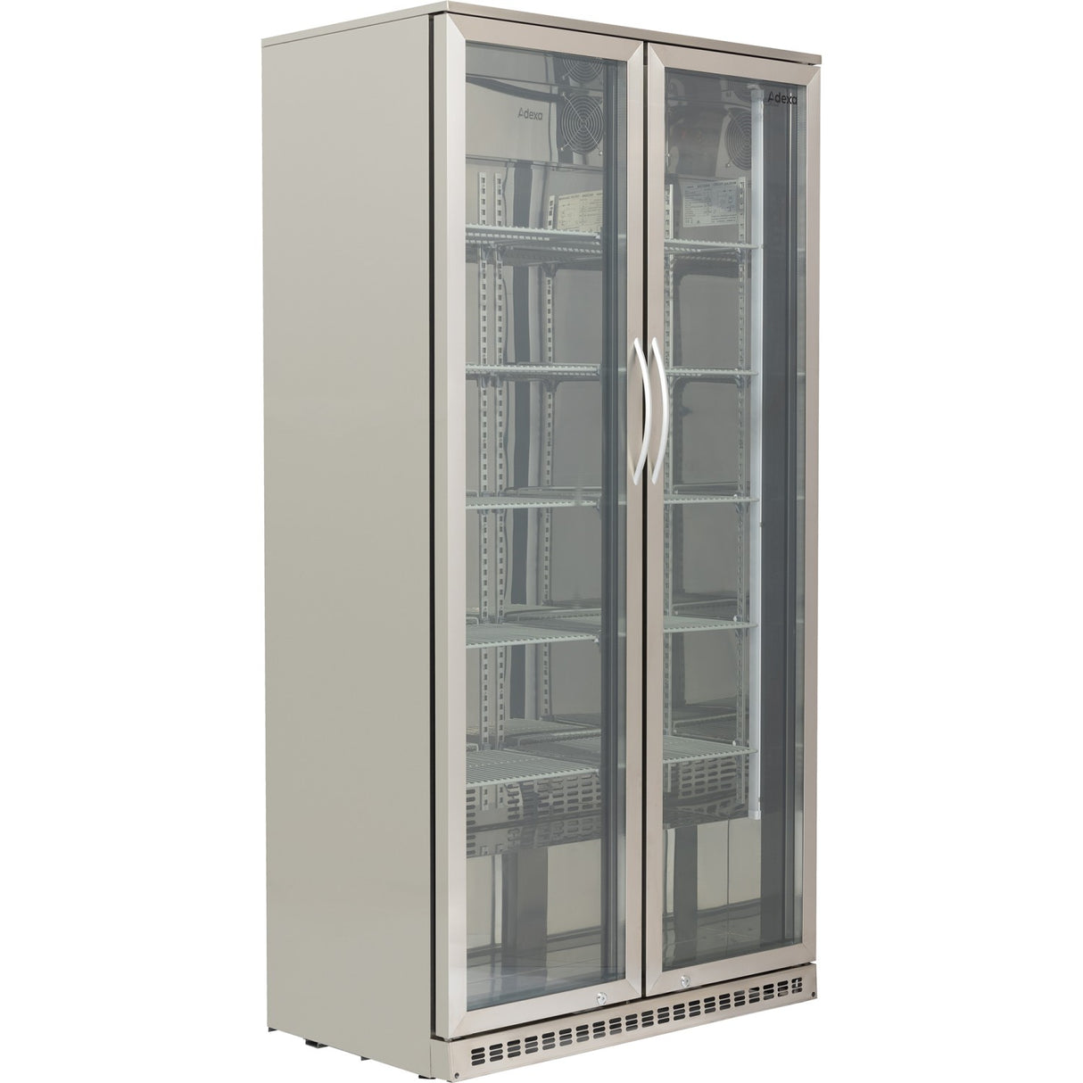 Back Bar Cooler Double Hinged Door 500 Litres Stainless Steel | Bcss500 G