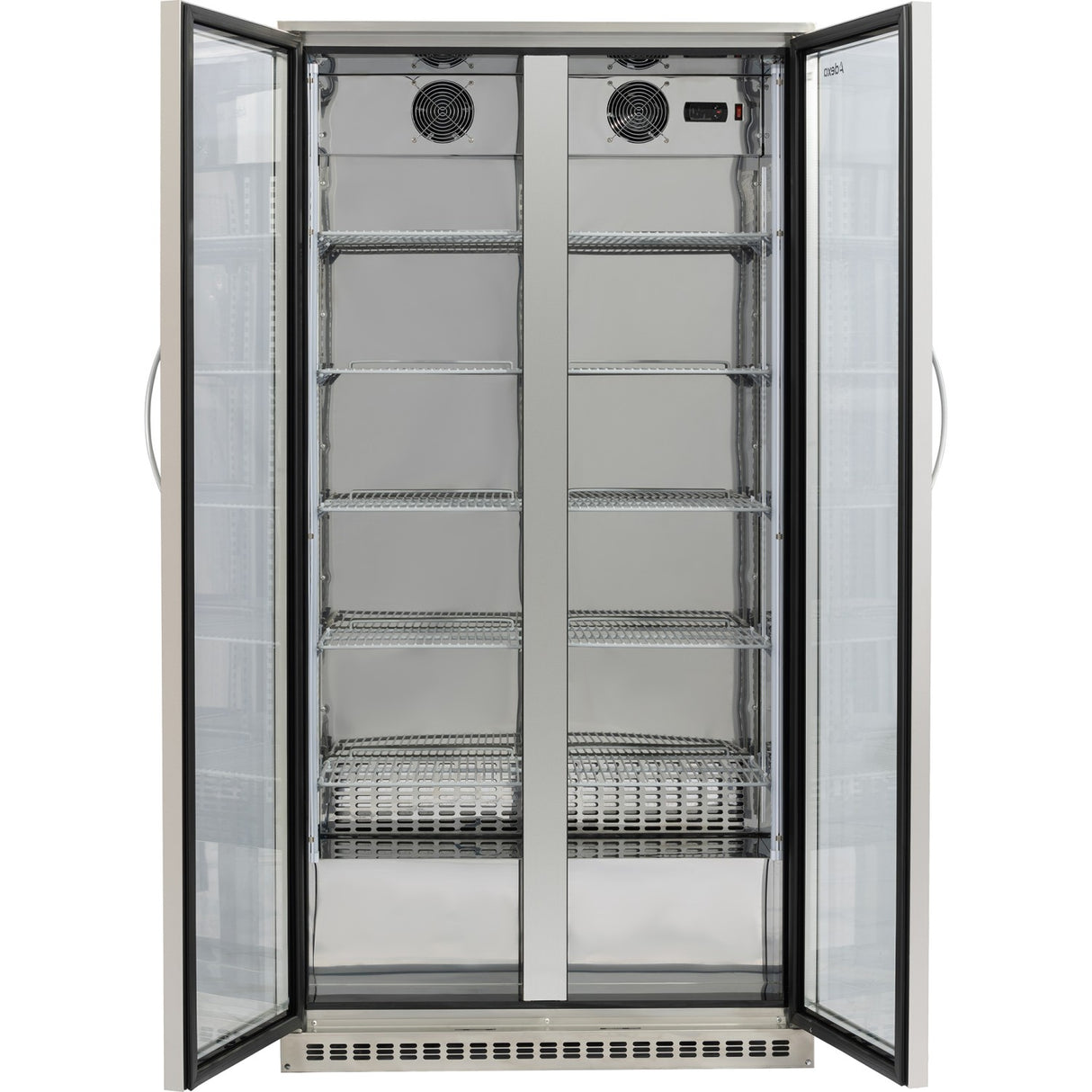 Back Bar Cooler Double Hinged Door 500 Litres Stainless Steel | Bcss500 G
