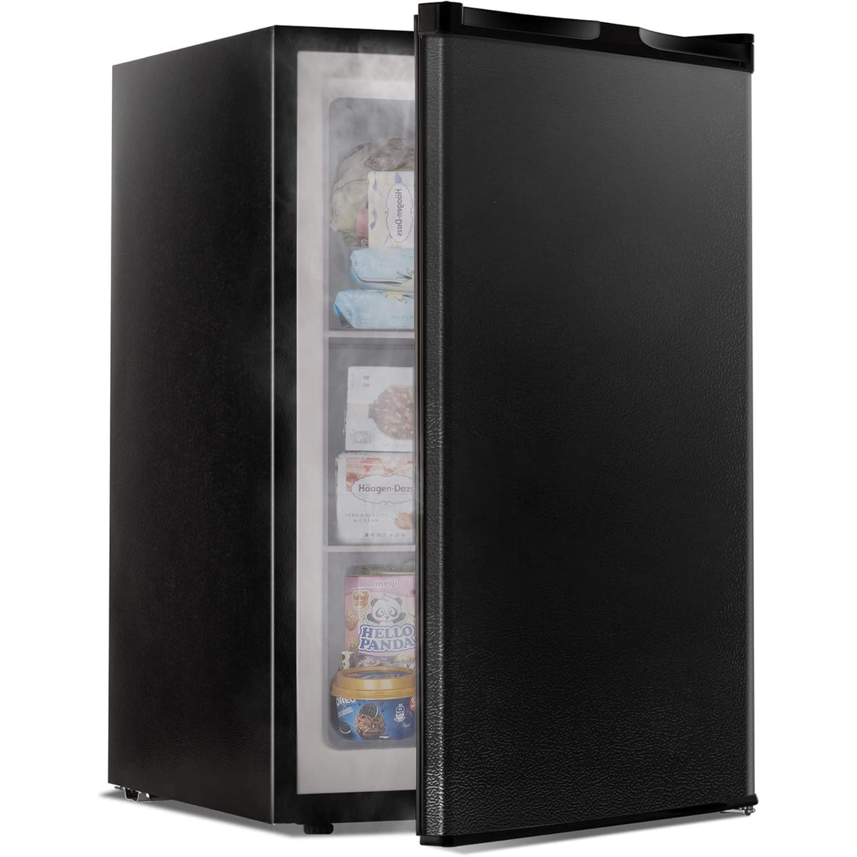 84lt Compact Undercounter Freezer Single Door Black | Bd88