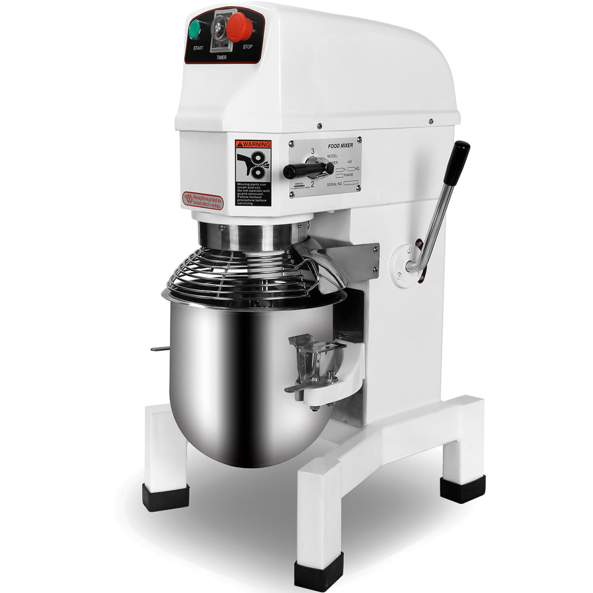 Professional Planetary Mixer With Timer 20 Litres 3 Speeds 230 V/1 Phase | Bh20