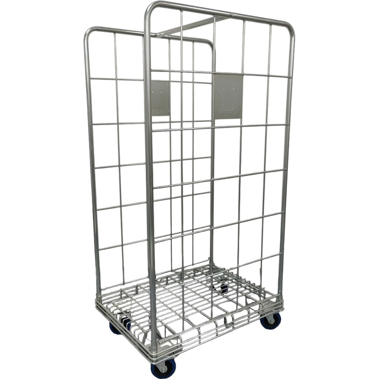 Commercial 2 Sided Roll Cage Trolley Zinc Plated Steel 360kg Capacity 680x900x1720mm | Bhk01