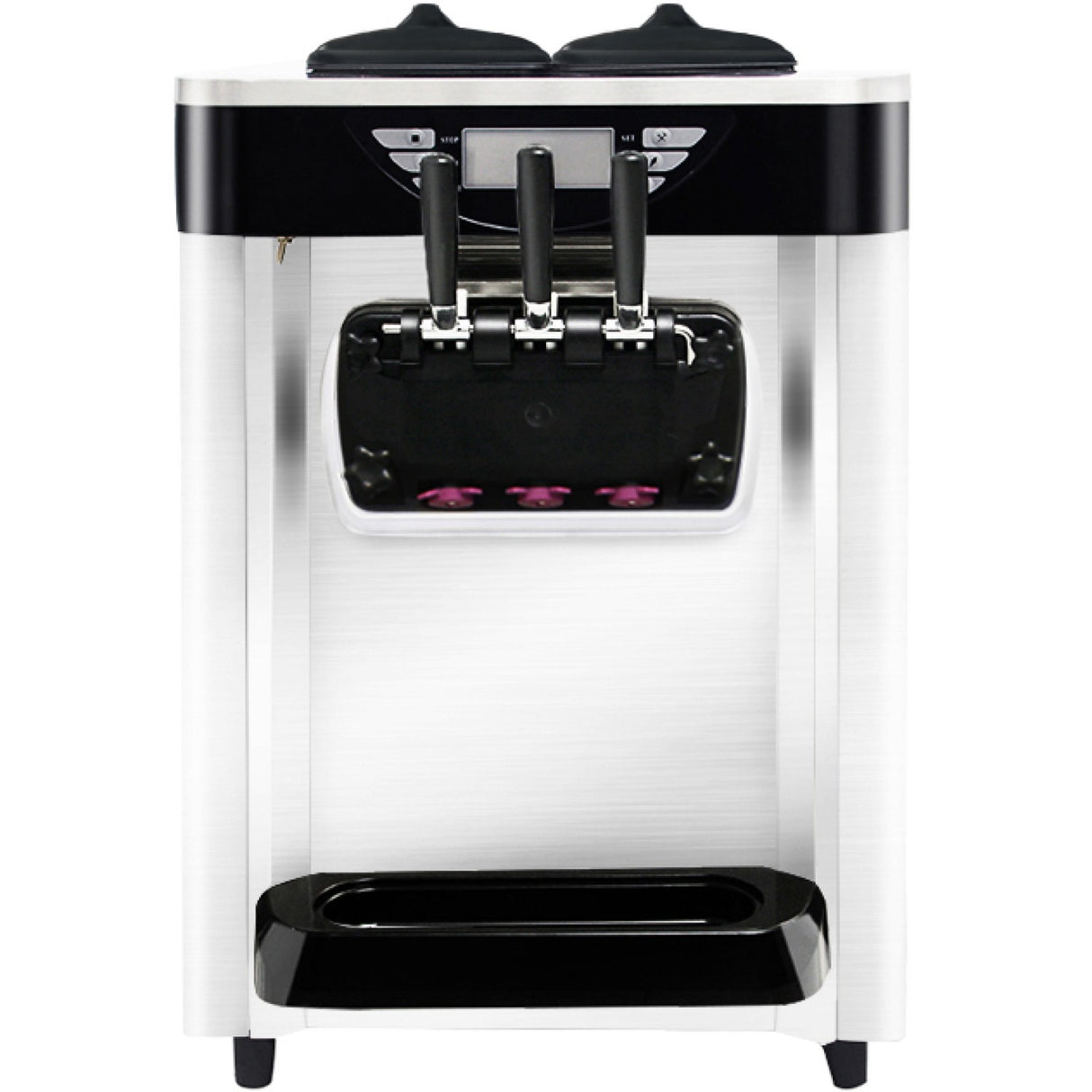 Three Flavour Soft Serve Ice Cream &Amp; Frozen Yoghurt Machine With Air Pump Function 18 20 L/H | Bjh219 Se