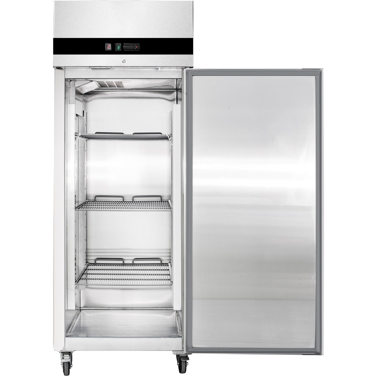 Commercial Stainless Steel Upright Freezer Cabinet Single Door 650 L 740x830x2010mm | Blueinox24