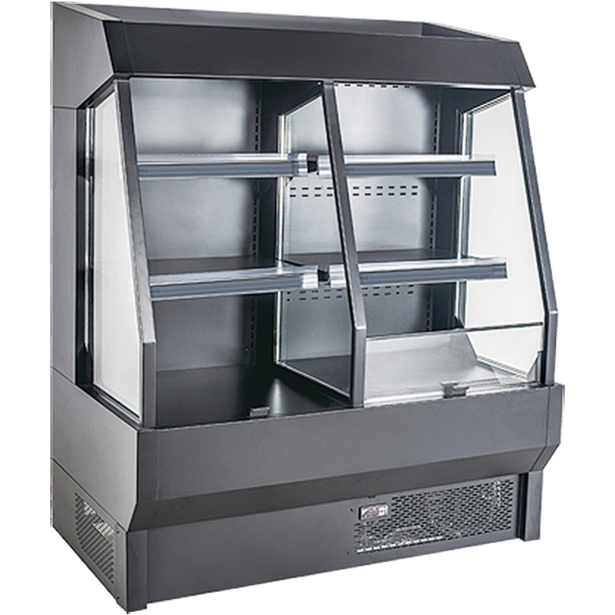 Wall Cabinet Multi Deck Refrigerator Night Curtain Black 1220x700x1470mm | Bluel202