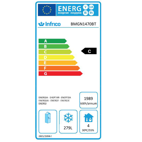 Double Door Freezer Counter With Upstand