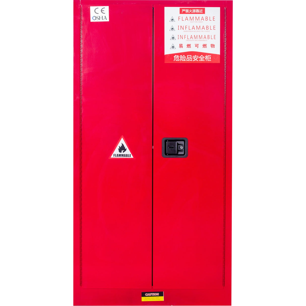 60 Gallon / 170 Litre Flammable Safety Coshh Cabinet 860x860x1650mm | Br60