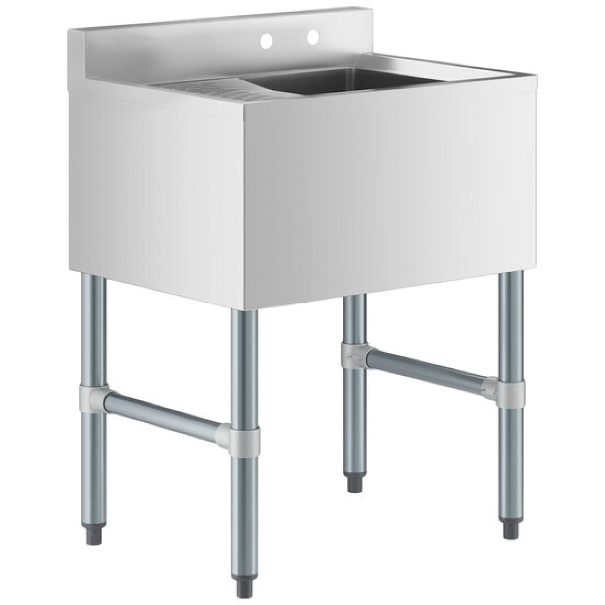 Commercial Sink Stainless Steel 1 Bowl Left Side Drain Board | Bs1 T24 L