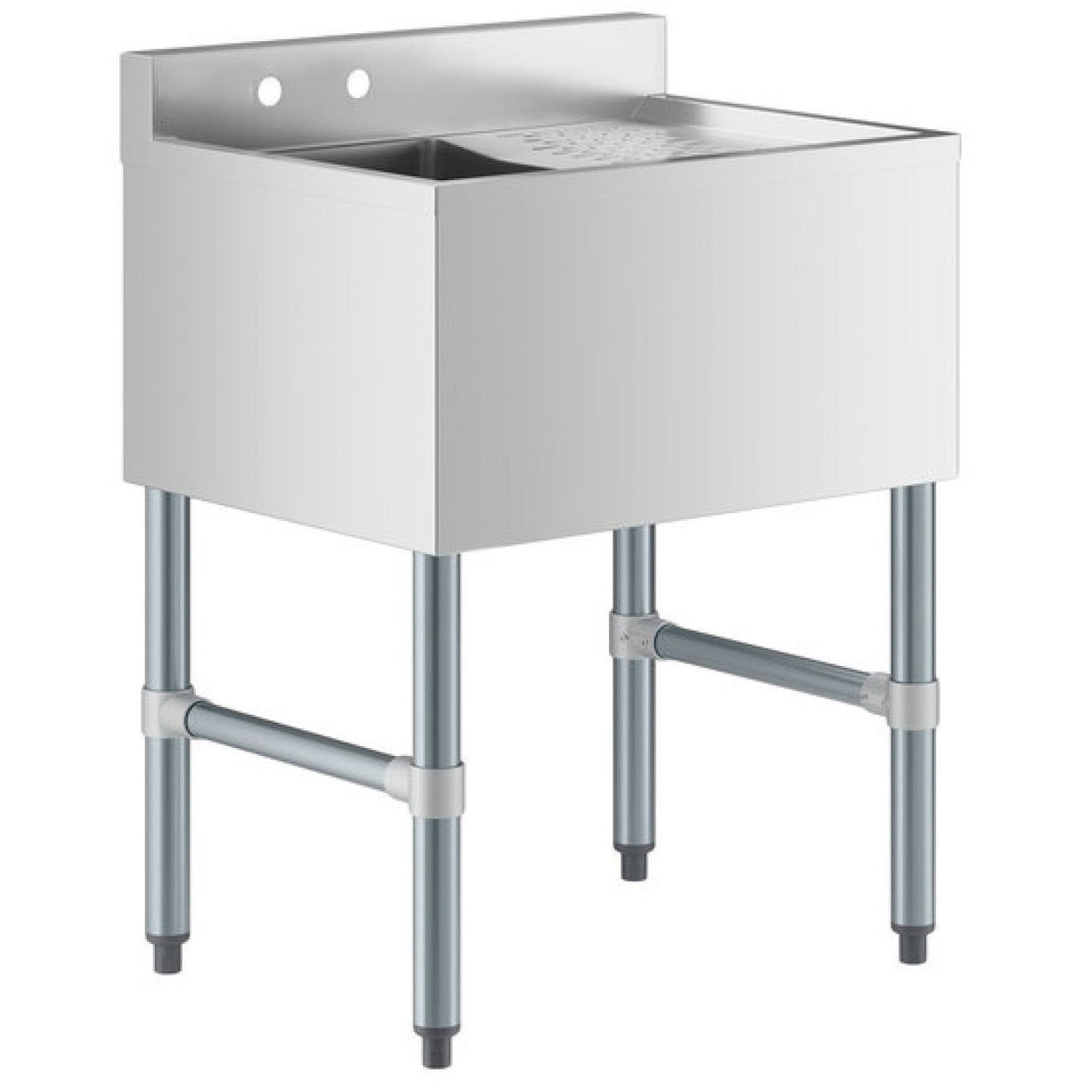 Commercial Sink Stainless Steel 1 Bowl Right Side Drain Board | Bs1 T24 R