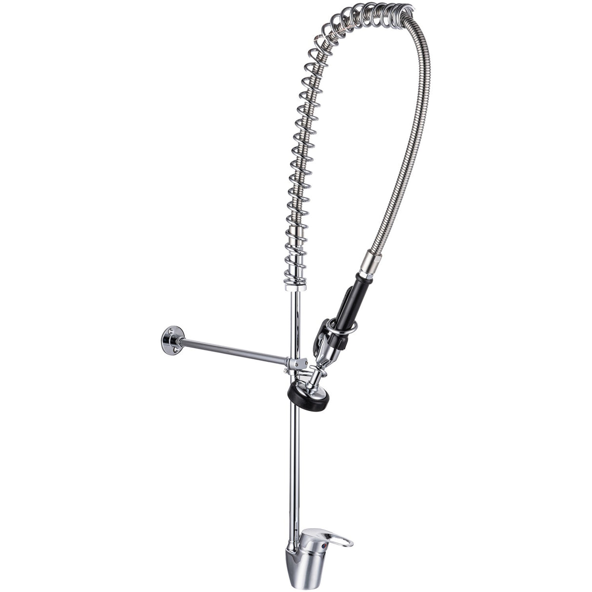 Commercial Deck Mounted Pre Rinse Spray Unit With Wall Bracket Chrome | Bxf218