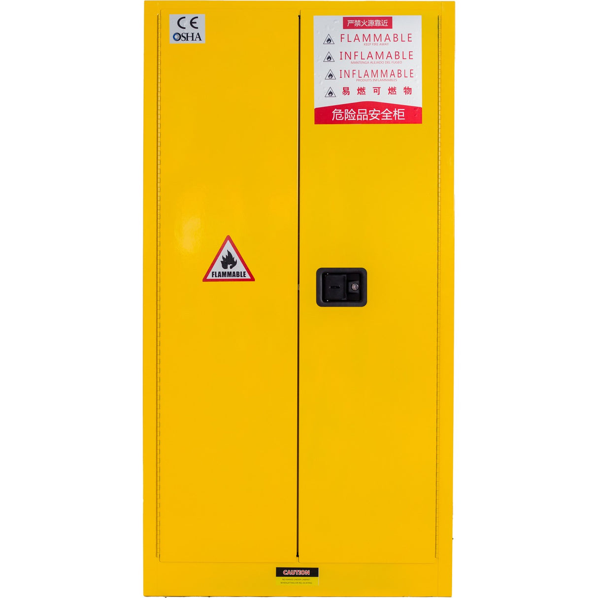 60 Gallon / 170 Litre Flammable Safety Coshh Cabinet 860x860x1650mm | By60
