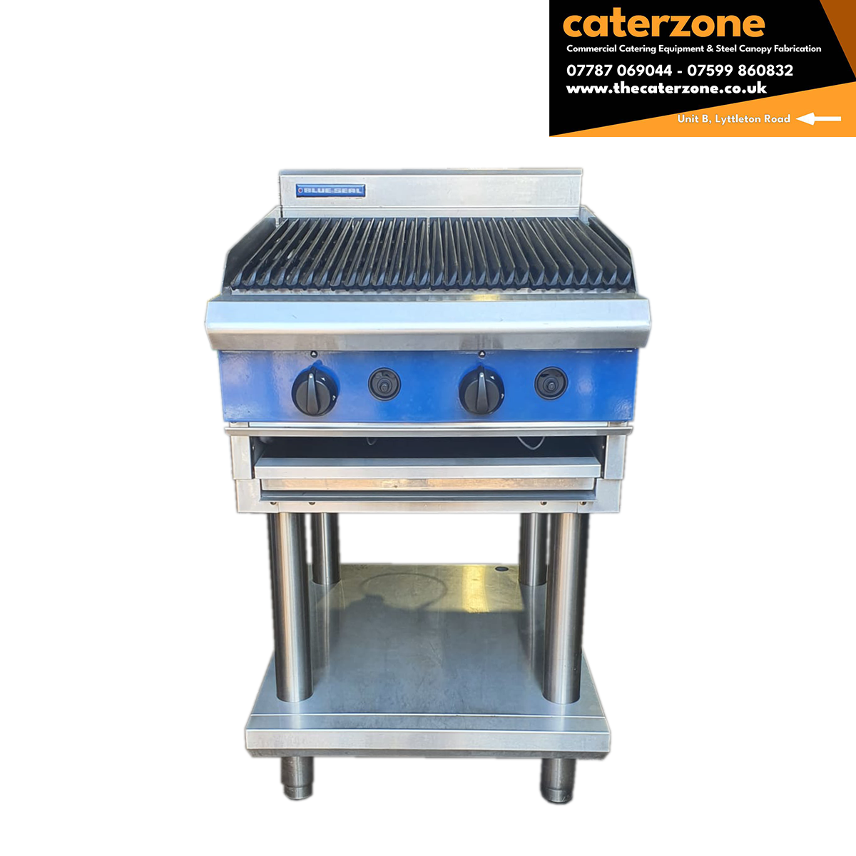 Blue Seal Evolution Series - 600mm Gas Chargrill Leg Stand - Refurbished