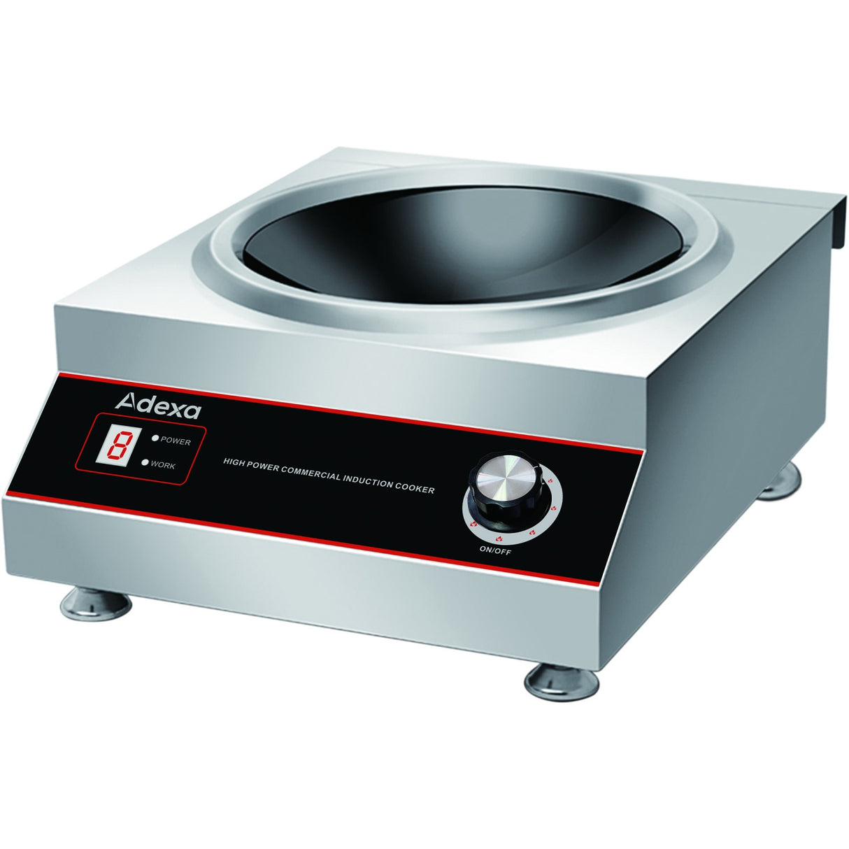Commercial Wok Induction Cooker 5000 W Knob Control | C08 Da