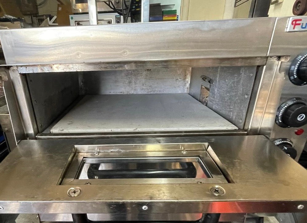 Commercial Twin Deck Electric Pizza Oven | Stone Base | Cooks 2x16 Inch Pizzas - Fully Refurbished