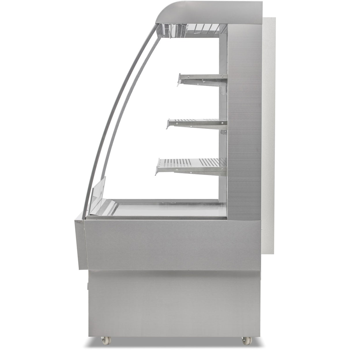 Wall Cabinet Multi Deck Refrigerator Night Curtain 380 Litres Stainless Steel | Cf380