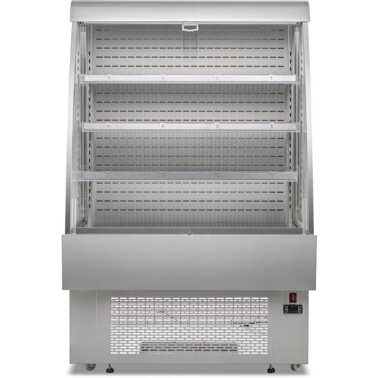 Wall Cabinet Multi Deck Refrigerator Night Curtain 380 Litres Stainless Steel | Cf380