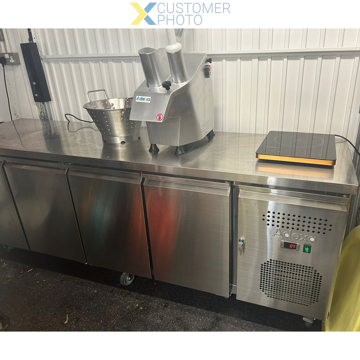 Commercial Refrigerated Counter 4 Doors Depth 600mm | Rs41 V