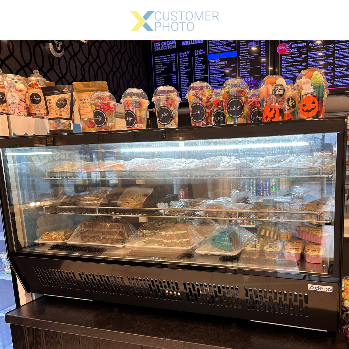 Display Merchandiser Fridge 200 Litres 2 Shelves Black| Cw200 Black