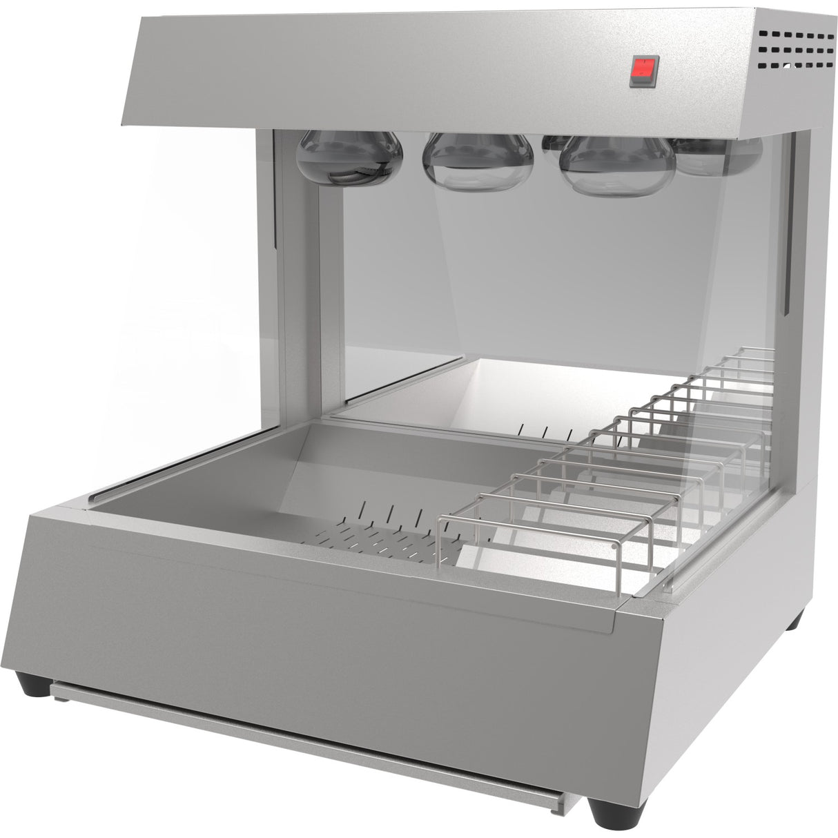 Commercial Electric Chip Scuttle &Amp; Warming Station Countertop 700x600x700mm | Cw560