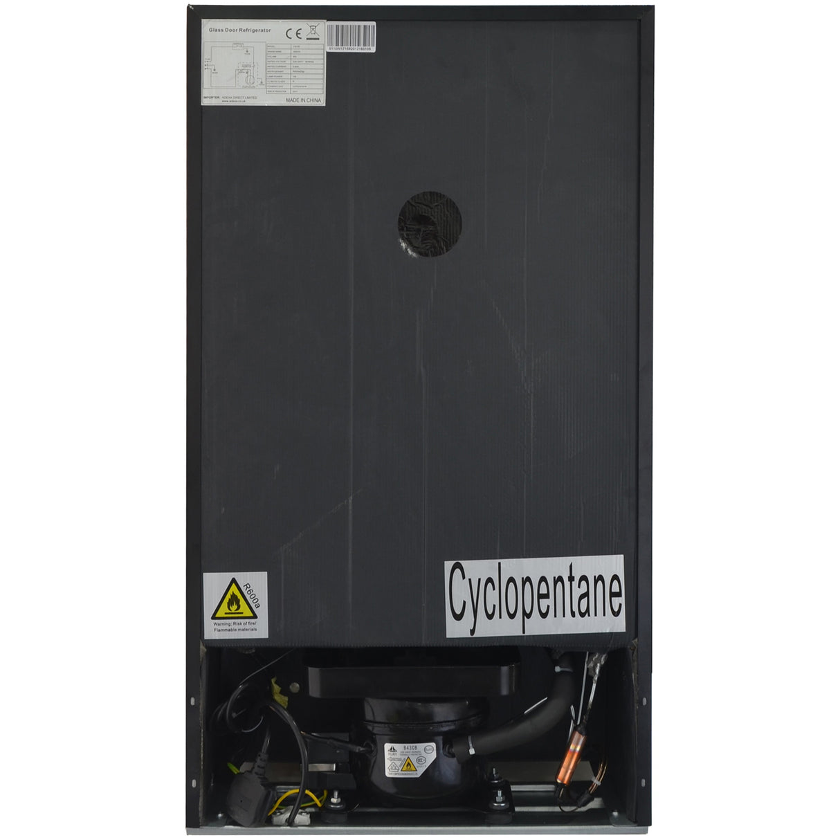 Beer Bottle Cooler Glass Door 85 Litres | Cw85