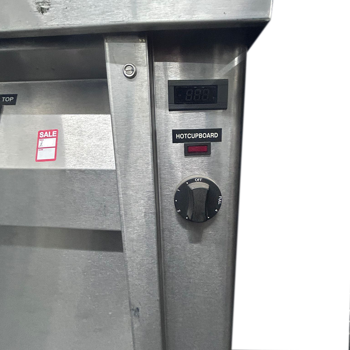 Victor Caribbean Glass Top Hot Cupboard 191x70x89cm - Refurbished