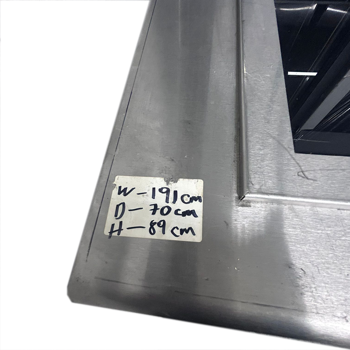 Victor Caribbean Glass Top Hot Cupboard 191x70x89cm - Refurbished