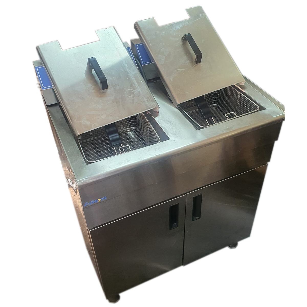 Commercial Fryer Double Electric 32 litre 10kW Free standing - Refurbished