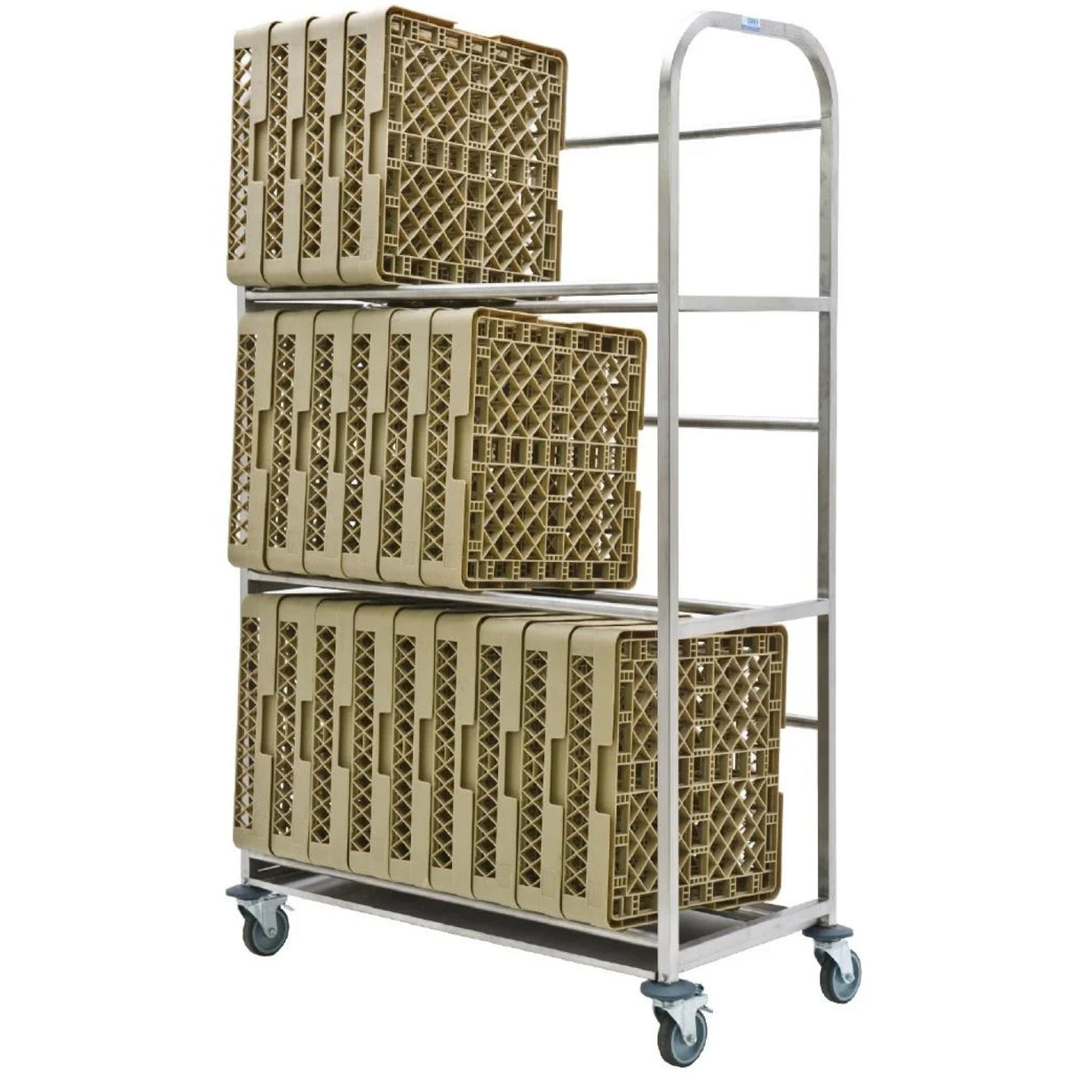 Commercial Drip Dry Trolley For Dishwasher Baskets Stainless Steel 30 Baskets 1070x470x1705mm | Ddt30