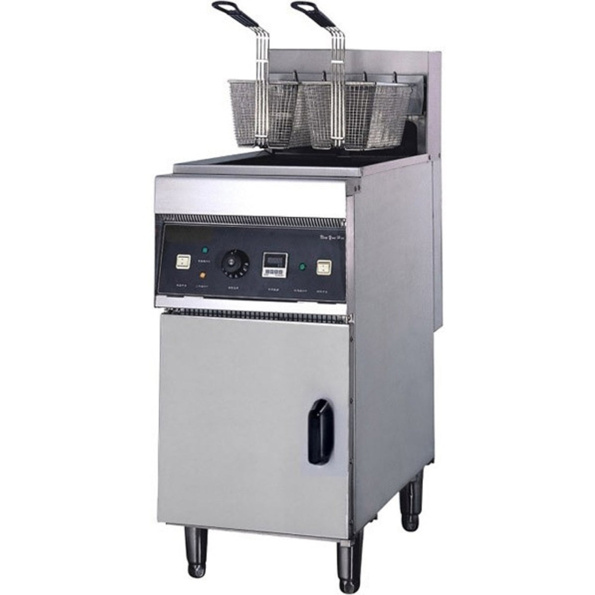 Twin Basket Professional Free Standing Electric Fryer Single Tank 18k W 28 Litres | Df28 L